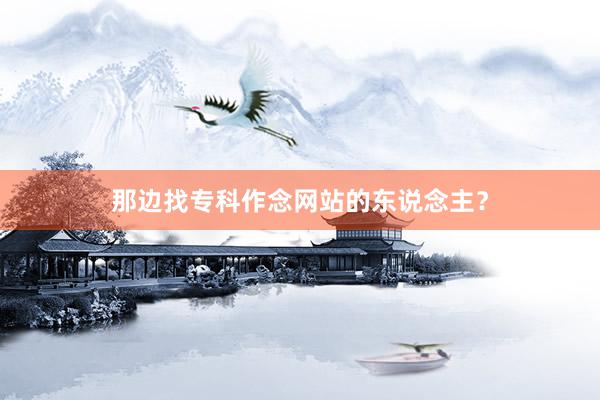 那边找专科作念网站的东说念主？