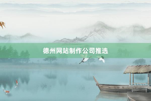 德州网站制作公司推选