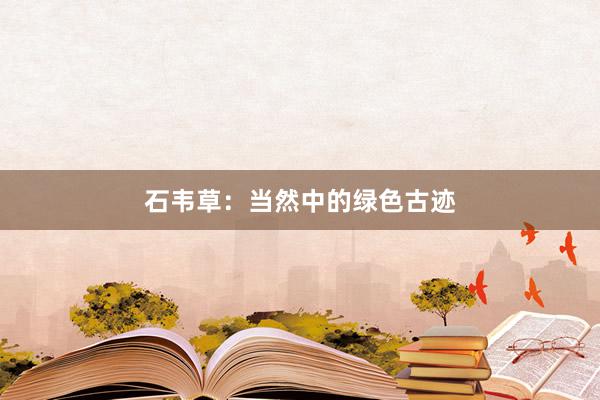 石韦草：当然中的绿色古迹